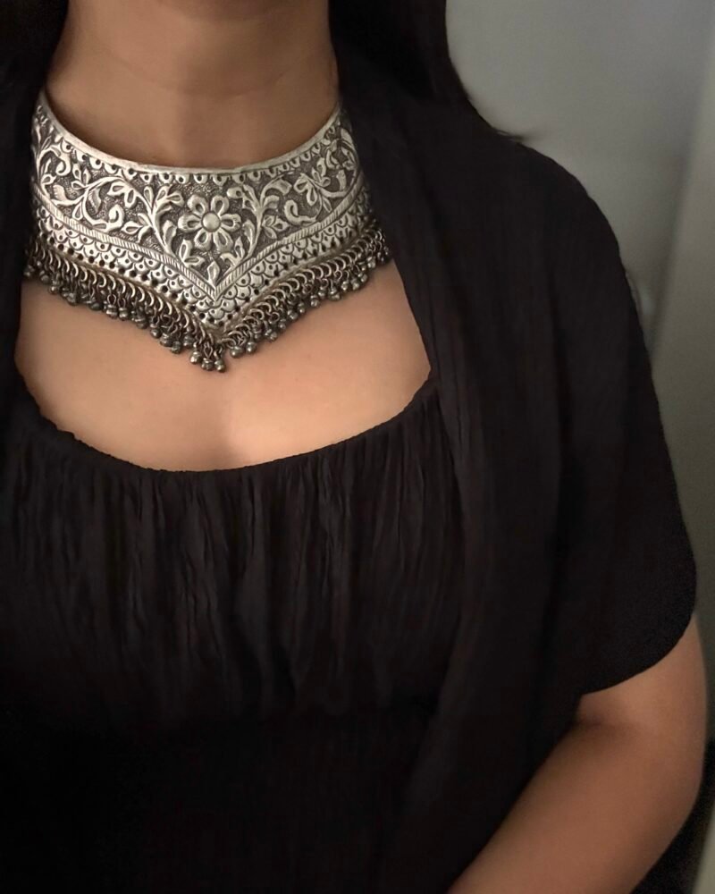 Naqsh Silver Necklace