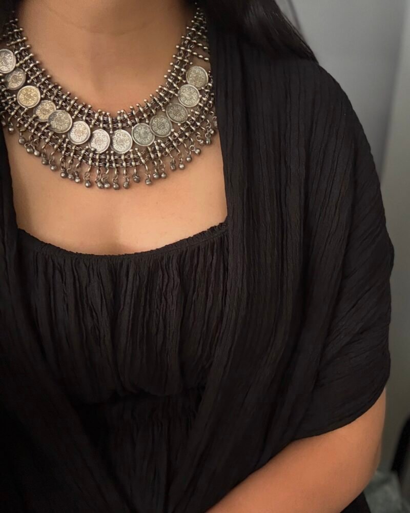 Alternative view of Silver Coin Necklace