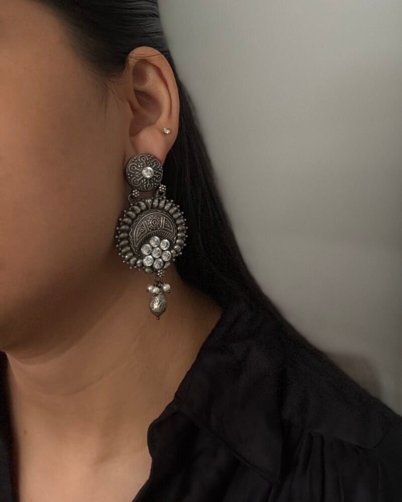 Rajat-Noor-Silver-Earrings