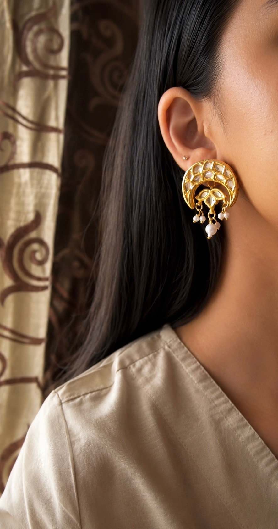 Chandra Kala Studs