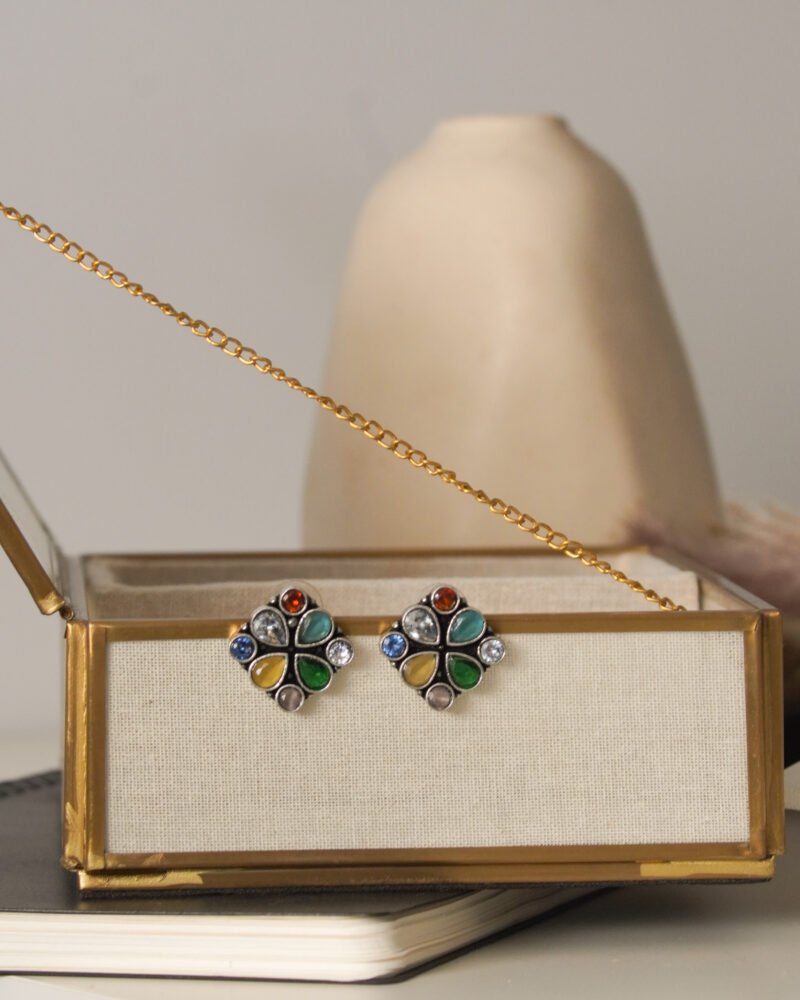 Prism Silver Studs