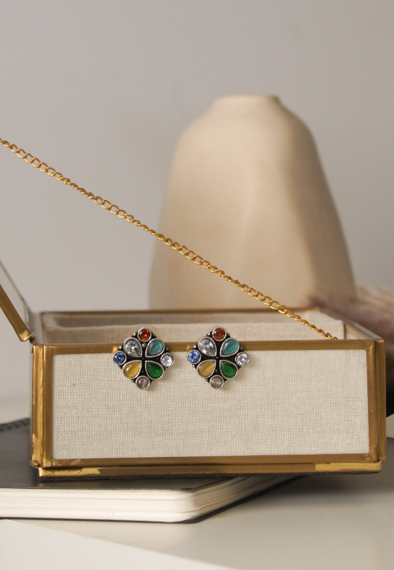 Prism Silver Studs