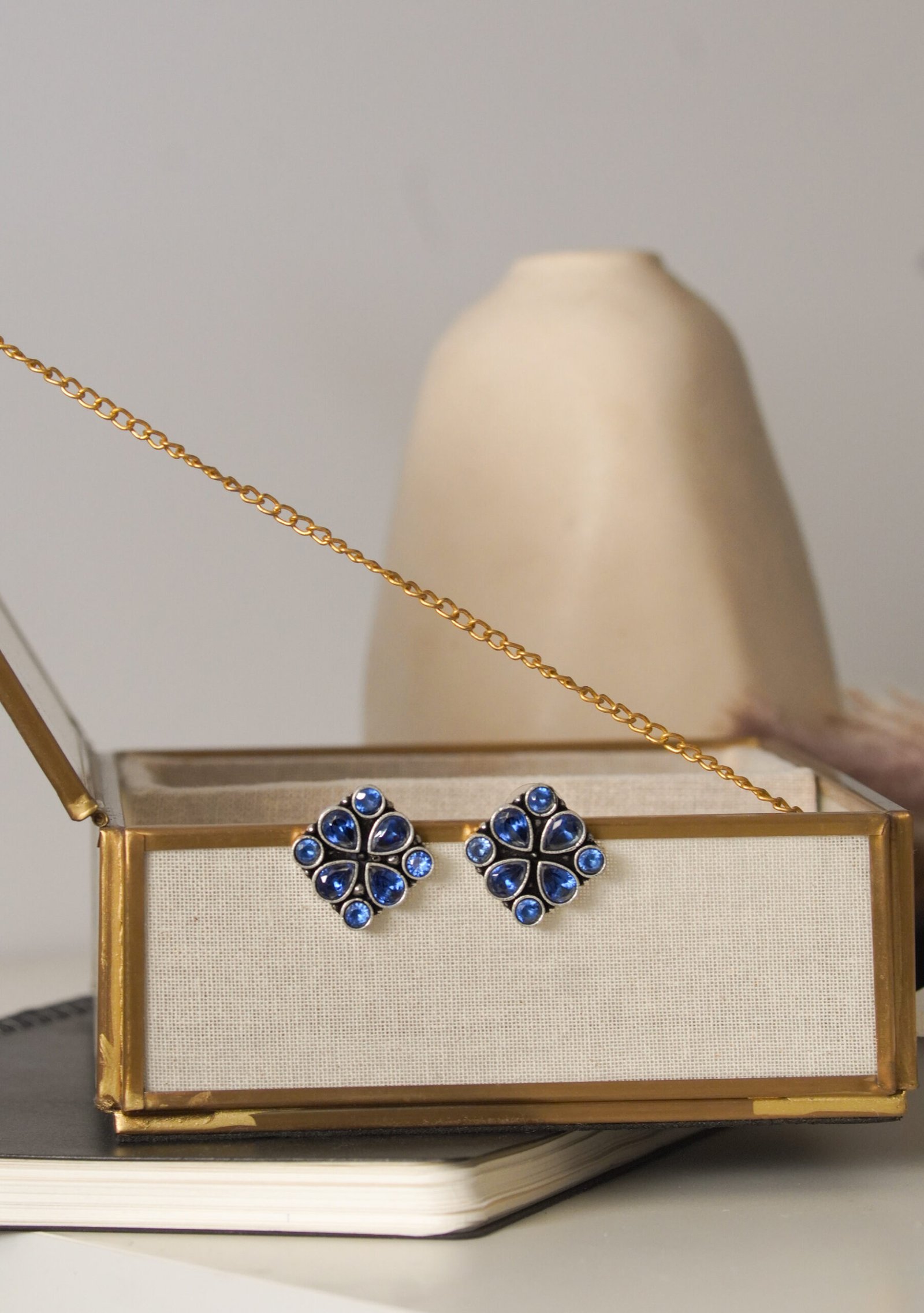Blue Radiance Studs