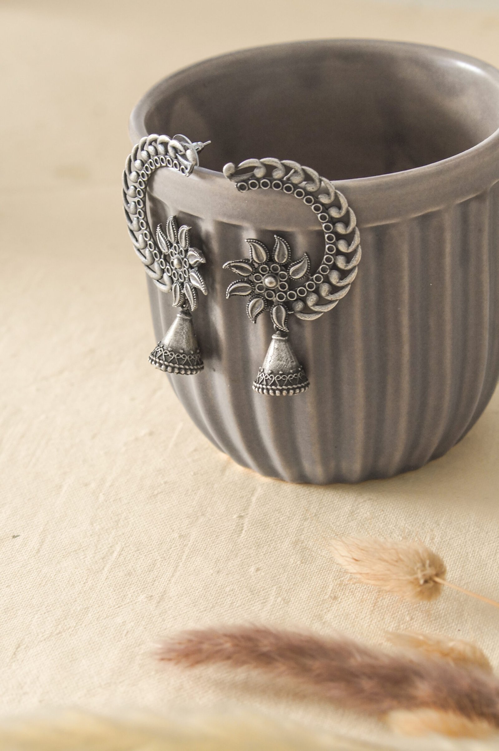 Ira Silver Jhumka