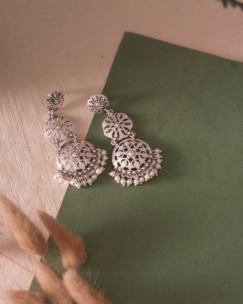 Riya Silver Earrings