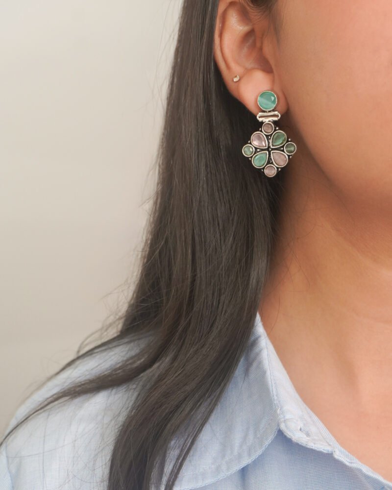 Alternative view of Vanya Silver Earrings