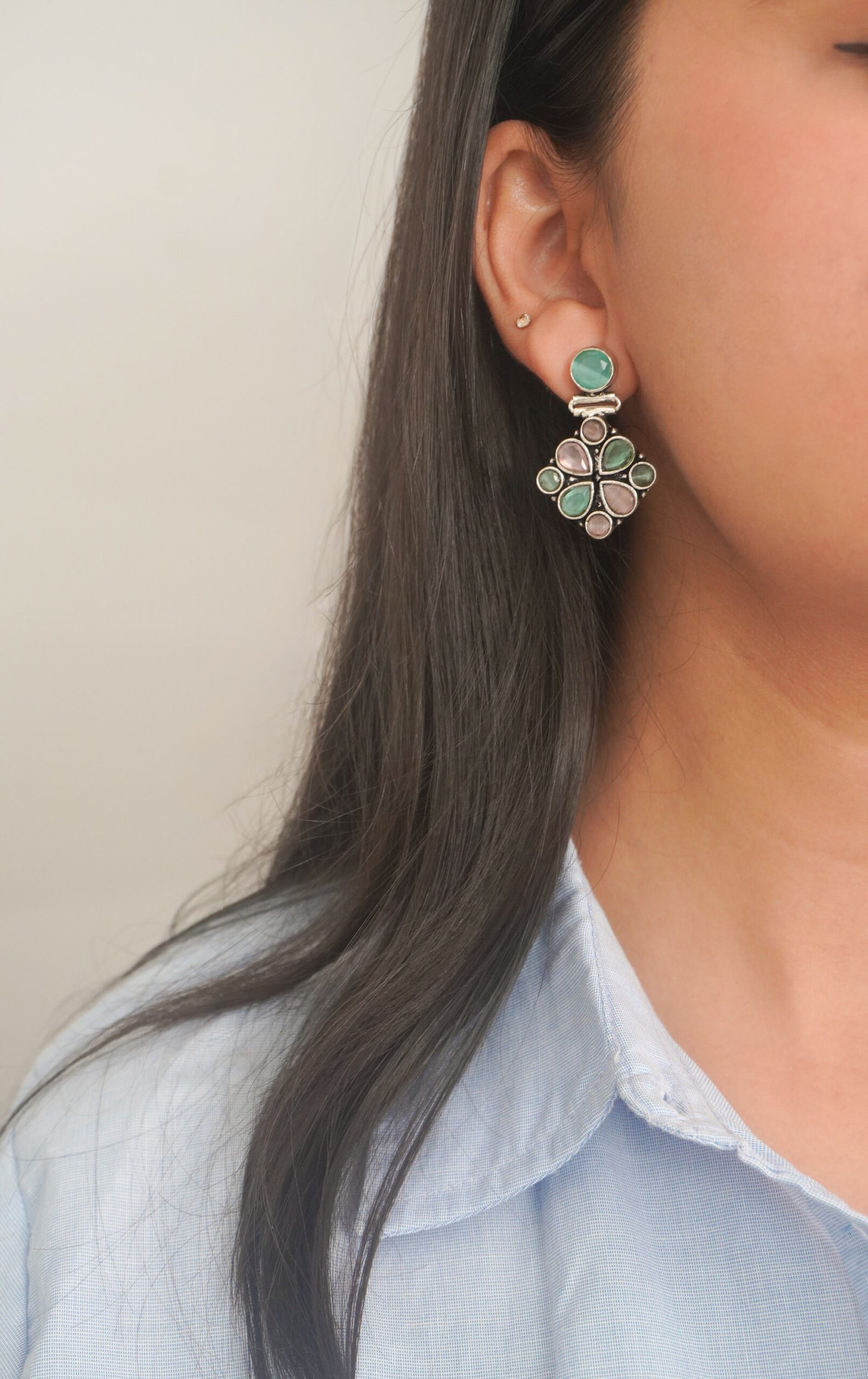 Vanya Silver Earrings - Image 2