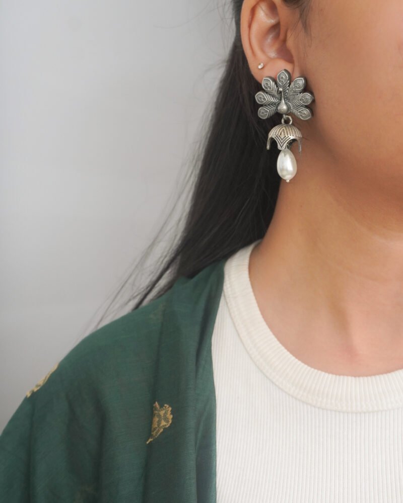 Alternative view of Mayura Jhumka
