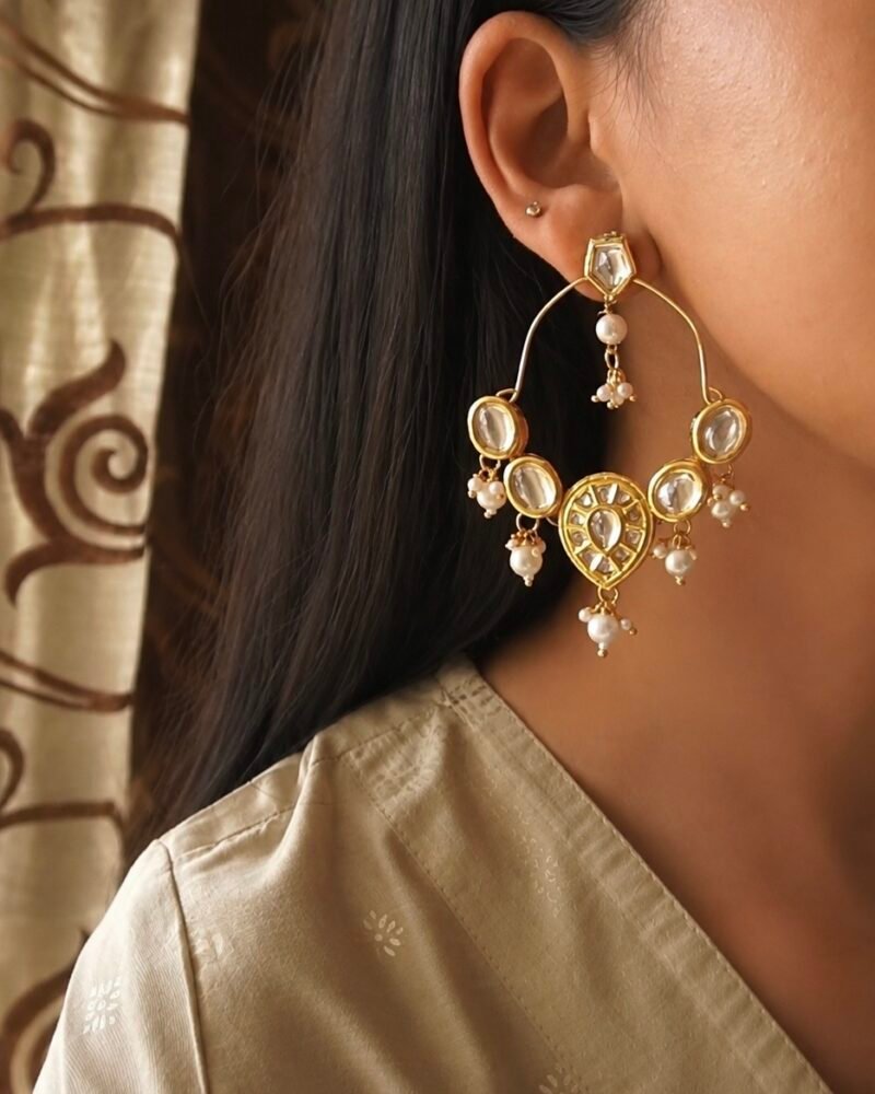 Rajsi Kundan Earrings