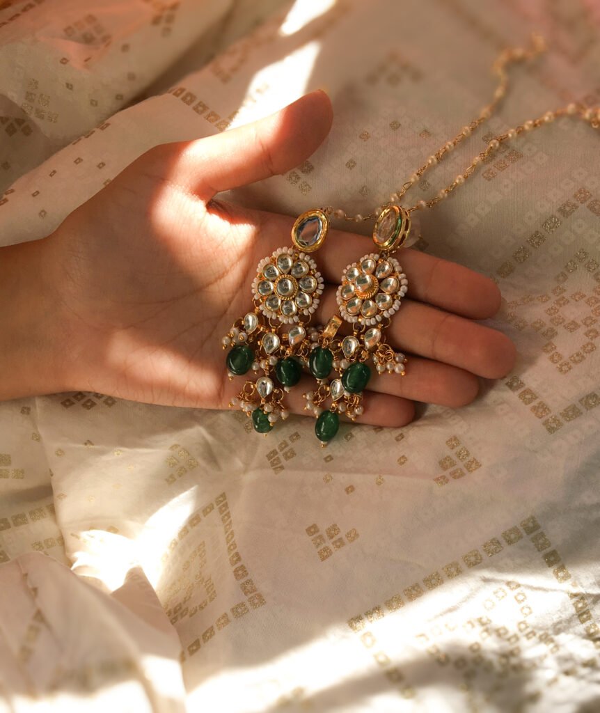 Panna Jadau Earrings