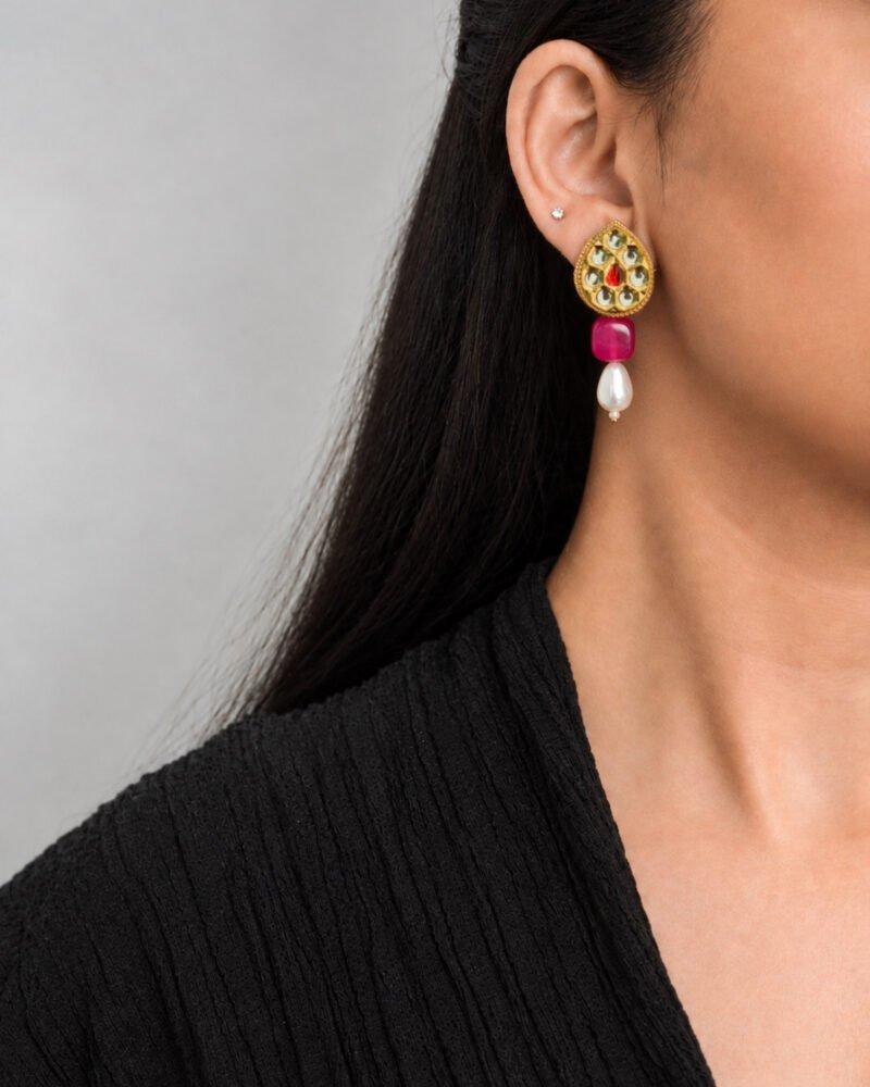Alternative view of Pierra Drops Earrings